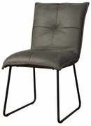 Scaun piele artificiala Seda gri