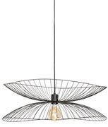 Lampă pendant de design neagră 66cm - Pua
