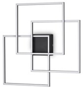 Lustra LED aplicata design geometric FRAME PL QUADRATO nergru