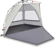 vidaXL Cort camping 2 persoane gri impermeabil setare rapidă