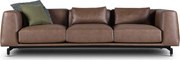 Canapea lemn masiv Russo, 265 × 67 × 95 cm