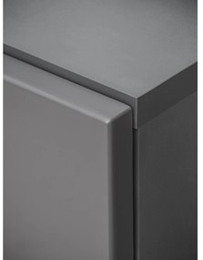 Mobilier living Siluett (antracit + stejar wotan) (cu iluminat LED). 1097583