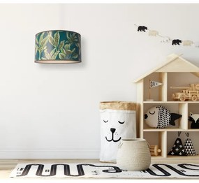 Duolla - Lustră pe cablu GOLD LEAVES 1xE27/15W/230V d. 35 cm