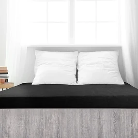 Cearșaf de pat 4Home din frotir Ideal negru , 60 x 120 cm, 60 x 120 cm