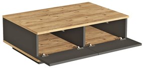 Măsuță de conferință Frem Anthracite și AtlanticPine