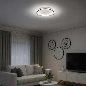 Plafonieră LED CALI, 30 W, 230 V, Ø 40 cm, negru