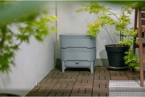 Coș pentru compost gri 30 l Urbalive – Plastia