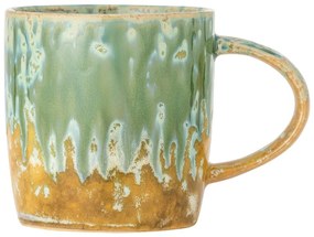 Ceașcă galbenă/verde-deschis din gresie 400 ml Milani – Bloomingville