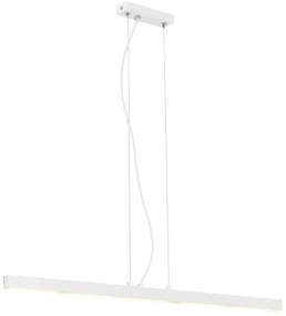 Lustra LED suspendata design minimalist VERMONT alba
