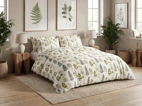 Lenjerie de pat din microfibra SCANDI NATURE verde Dimensiune lenjerie de pat: 70 x 90 cm | 140 x 220 cm