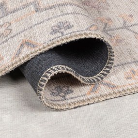 Covor crem lavabil 152x230 cm Teo Traditional – Flair Rugs