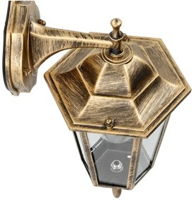 Aplică de exterior 1xE27/60W/230V IP44 aurie