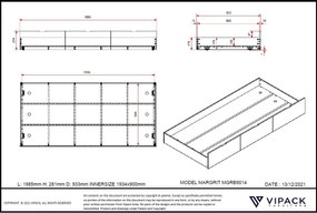 Set MARGRIT format dintr-un Pat copii cabină (90 x 200 cm) cu 3 sertare și un sertar de Pat copii.