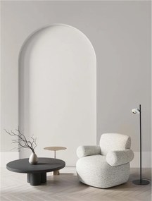 Lampa de podea LED cu spot directionabil stil minimalist KEDROS alb