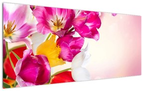 Tablou cu lalele (120x50 cm)