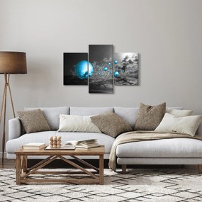 Tabloul bilelor albastru deschis (90x60 cm)
