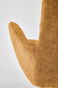 Scaun rotativ K495 stofa mustariu