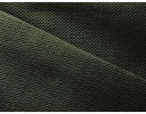 Colțar verde extensibil/cu spațiu de depozitare (cu colț pe partea stângă) Luana – Makamii