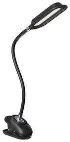 Immax 08998L - Lampă de birou LED+CCT, reglabilă, cu clemă CLIP, 7,5W/230V, neagră