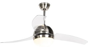 Ventilator de tavan din oțel cu telecomandă - Bora 52