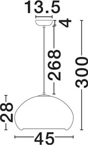 Lustra design decorativ PASHIO 28cm