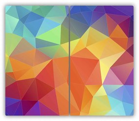 Tocator din sticla figuri geometrice