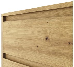 Comodă Brisas 3 (stejar artisan + negru) . 1116261