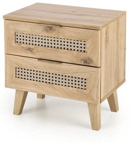 Noptiera Borneo SN-1 stejar artizan/negru