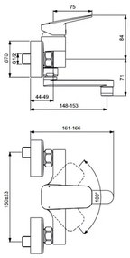Baterie lavoar cu monocomanda Ideal Standard Ceraplan BD241AA