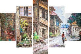 Tablou - Satul filipinez, Asia (150x105 cm)