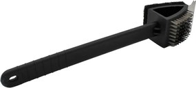 Perie profesională pentru curățarea grătarului, 3în1, cu mâner ergonomic, cap multifuncțional, BBQ