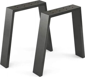 Picioare masa metal, Carpath Homs , Negru,55x70X72 cm