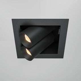 Spot LED incastrabil design tehnic Magnum 2 negru