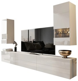 Mobilier living Berny 46 (alb + alb lucios). 1041468