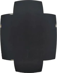 Oglinda perete design geometric QUADRA 90cm auriu