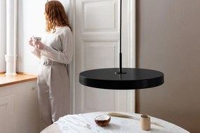Lustra LED design scandinav Asteria medium - black/ auriu
