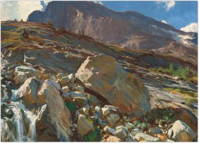 Tablou - John Singer Sargent, Simplon Pass, reproducere (70x50 cm)