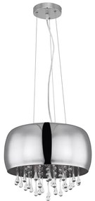 Lustra suspendata design modern KALLA fumuriu 15809H GL