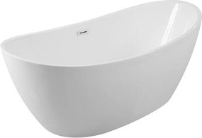 Cada freestanding Besco Ayla 170x80 cm alb lucios