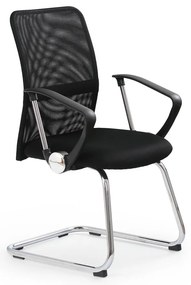 Scaun de conferinta Vire Skid, negru