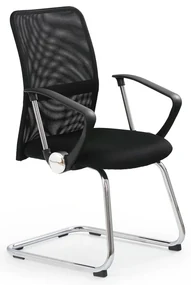 Scaun de conferinta Vire Skid, negru