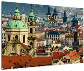 Tablou - Panorama din Praga (90x60 cm)
