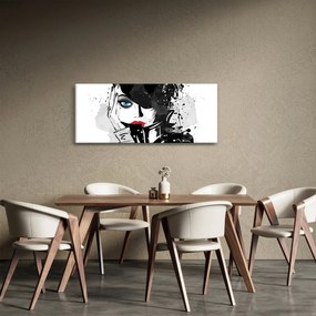 Tablou - Femeia misterioasă (120x50 cm)