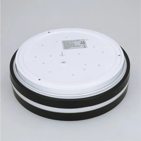 Brilagi - Plafonieră LED NAOMI, 24W, 230V, Ø 28,5 cm, negru