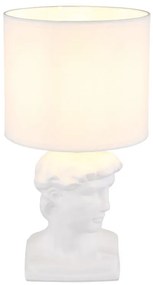 Lampa de masa ceramica alba HERMES