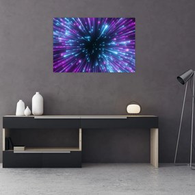 Tablou - Spațiu neon (90x60 cm)