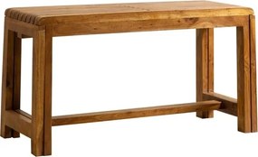 Bancă extensibilă din lemn de acacia, maro cald, 46 x 88–148 x 35 cm, „Extendable”