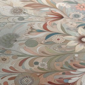 Tablou flori elegante în linii fine