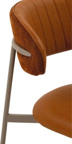 Scaun Mira, tesatura, structura metalica - GRI ANTRACIT