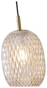 Lustră pe cablu 1xE14/25W/230V transparent pr. 15 cm